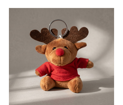 Llavero Peluche Reno con Camiseta - AGY54518
