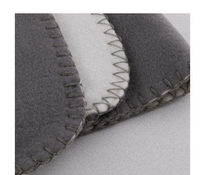Manta Polar Bicolor de Poliéster Suave