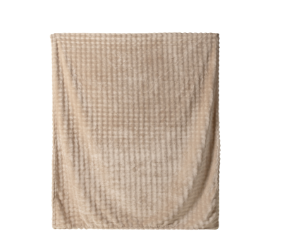 Manta Suave de Poliéster con Relieve Decorativo