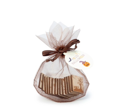 Memory del terror 14 fichas madera con tarjeta Halloween - AHW1