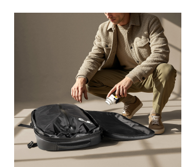 Mochila Expandible de PU 30L con Apertura Maleta para Viaje - AGY55573