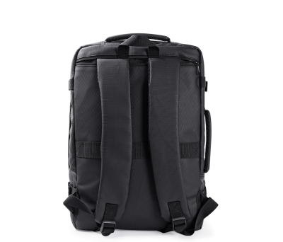 Mochila Expandible de PU 30L con Apertura Maleta para Viaje
