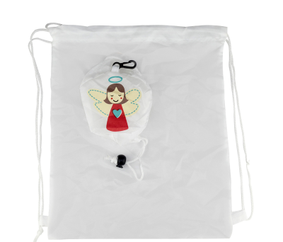 Mochila Infantil Plegable de Poliéster con Diseño de Ángel