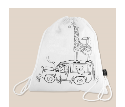 Mochila Infantil RPET para Pintar con Ceras de Animales - AGY52046