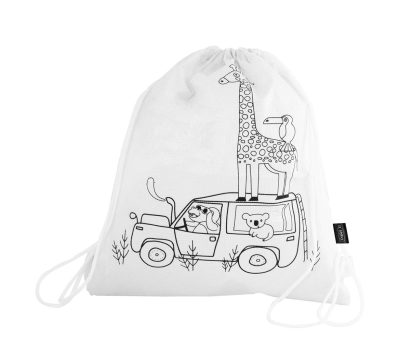 Mochila Infantil RPET para Pintar con Ceras de Animales