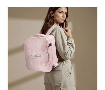 Mochila Poliéster 18L con Compartimento Portátil y Adaptable a Trolley - AGY55504