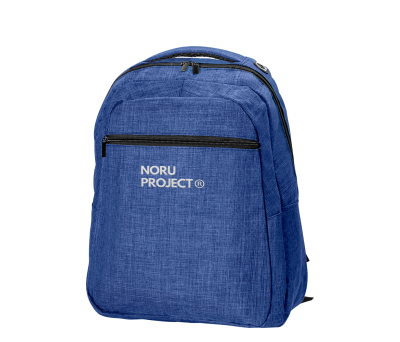 Mochila Poliéster Efecto Vaquero con Compartimento Portátil y Salida Aur...