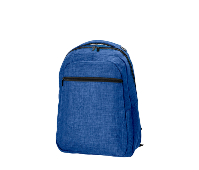 Mochila Poliéster Efecto Vaquero con Compartimento Portátil y Salida Aur...