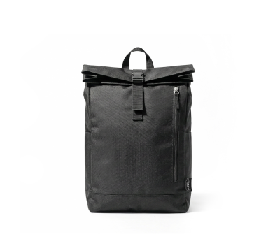 Mochila Roll-Top RPET con Cremallera Lateral