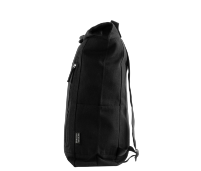 Mochila Roll-Top de Algodón Reciclado con Cremallera Lateral