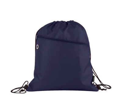Mochila Saco RPET con Cremallera y Salida Auriculares