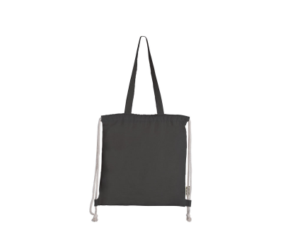 Mochila Saco de Algodón Reciclado GRS con Asas Largas