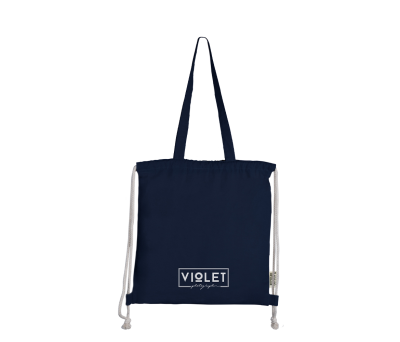 Mochila Saco de Algodón Reciclado GRS con Asas Largas