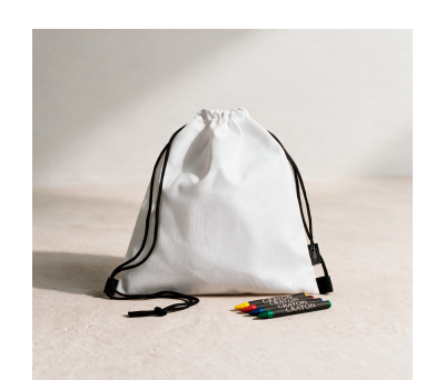 Mochila de Cuerdas RPET para Colorear con Set de Pinturas - AGY53040