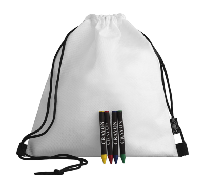 Mochila de Cuerdas RPET para Colorear con Set de Pinturas