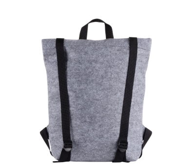 Mochila de Fieltro RPET con Compartimento para Portátil y Cierre Ajustable