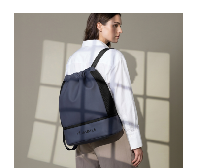 Mochila de PU con Cierre de Cordón - AGY55036