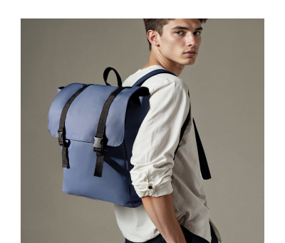 Mochila de PU con Cierre de Hebillas