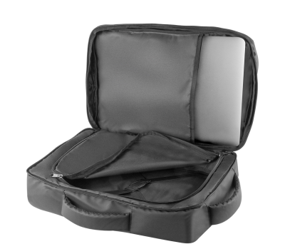 Mochila de Poliéster Impermeable con 3 Compartimentos y Cierres Laterales