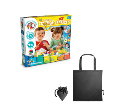 Modeling Dough Factory Kit II. Juego educativo suministrado con una bolsa de regalo plegable de 190T - st-35801-103
