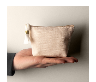 Monedero de Algodón Reciclado con Tirador Metálico - AGY53023