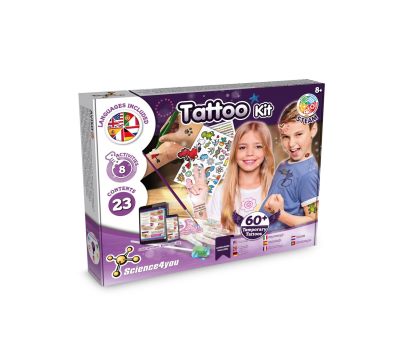 Kit Educativo de Tatuajes Temporales para Niños