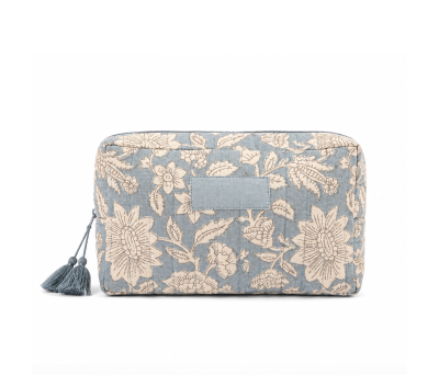 Neceser Estampado Floral de Algodón y Poliéster - AGY56509