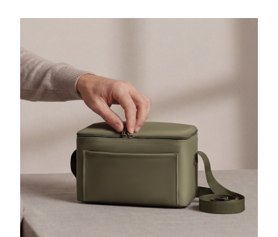 Nevera Portátil de PU con Asa y Cremallera 4L - AGY56061