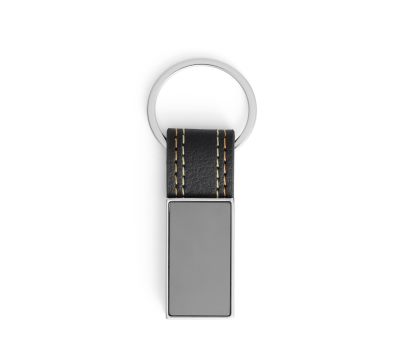 Llavero Elegante de Metal y PU con Caja Premium