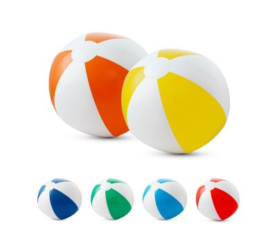 Pelota de Playa Hinchable de PVC Opaco con Rayas