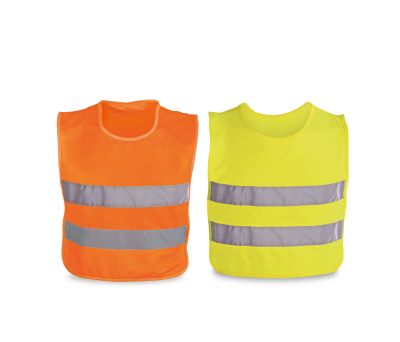 Chaleco Reflectante Infantil de Poliéster con Bandas