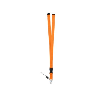 Lanyard de Poliéster con Mosquetón y Soporte Móvil