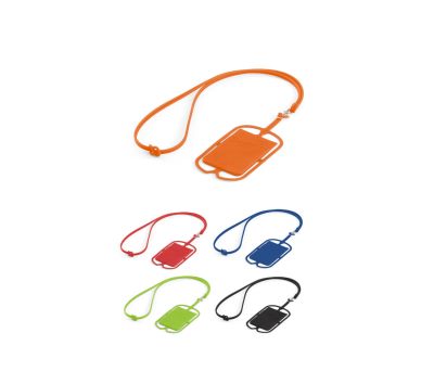 Lanyard de Silicona con Tarjetero y Soporte para Smartphone
