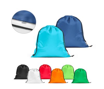 Mochila Saco de Poliéster Reciclado con Cierre de Asas