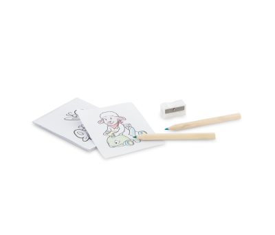 Set de Lápices de Colores con Sacapuntas y Dibujos