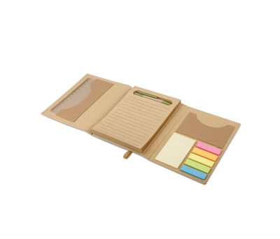 Set de Escritorio Compacto con Notas y Cuaderno FSC