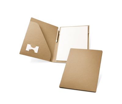 Carpeta A4 Reciclada con Bloc, Bolígrafo y Tarjetero