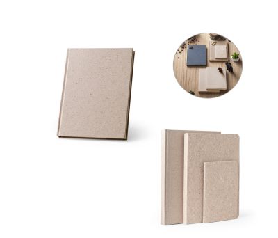 Libreta A5 con Tapa Rígida de Té y Algodón Reciclado