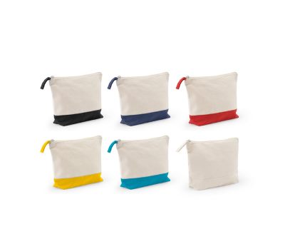 Neceser Bicolor de Algodón 340g/m² con Cremallera
