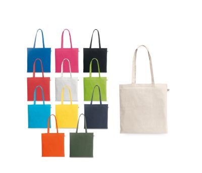 Bolsa de Algodón Reciclado y rPET con Asas Largas - Classic