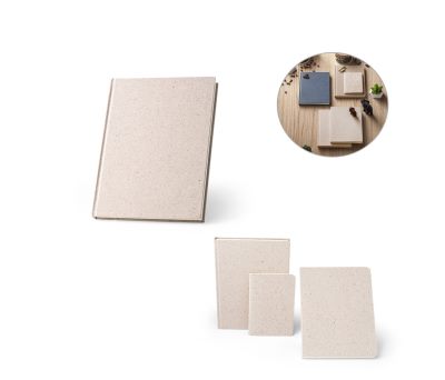 Cuaderno A5 de Tapa Rígida con Fibra Orgánica y Algodón Reciclado