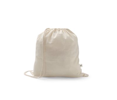 Bolsa Mochila de Algodón Reciclado y RPET con Asas