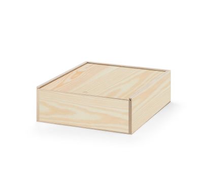 Caja de Madera Contrachapada con Tapa Corredera Grande