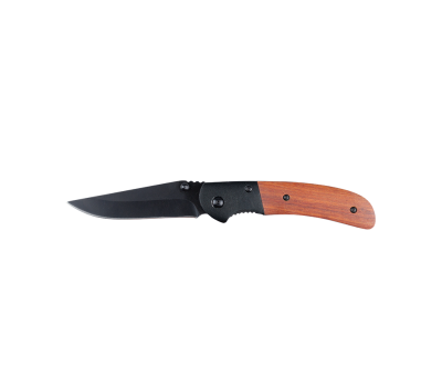 Navaja de Acero Inoxidable con Mango de Madera
