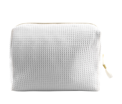 Neceser Algodón Waffle con Tirador Elegante