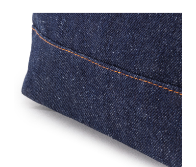 Neceser de Algodón y Denim Reciclado con Cremallera