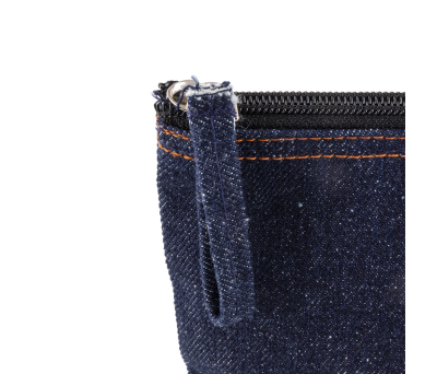 Neceser de Algodón y Denim Reciclado con Cremallera