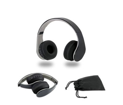 Auriculares Plegables ABS con BT y Radio FM