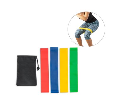 Set de Bandas Elásticas de Resistencia con Bolsa de Tela