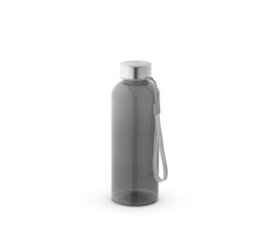 Botella 600ml rPET Brillo con Tapa Inoxidable Antifugas - st-54326